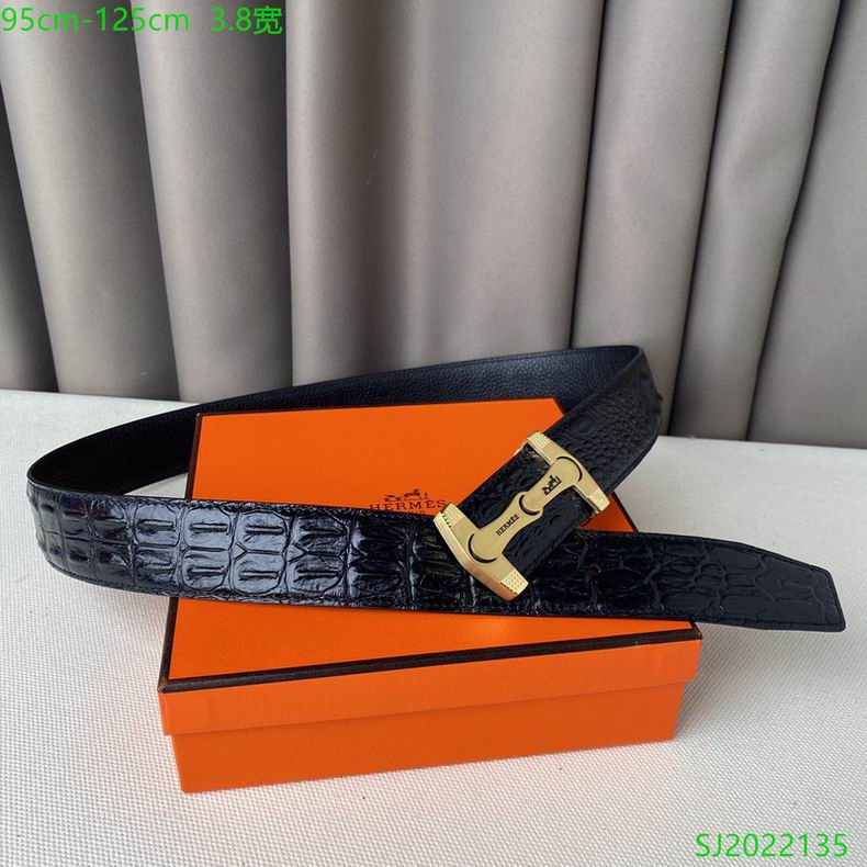 Hermes Belt 38mmX95-125cm 7D111